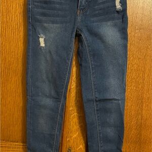 Kids Dark Blue Skinny Jeans. Kids size 8